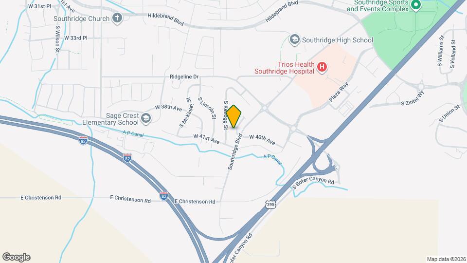 5821 W 40th Ct Map and Location Details