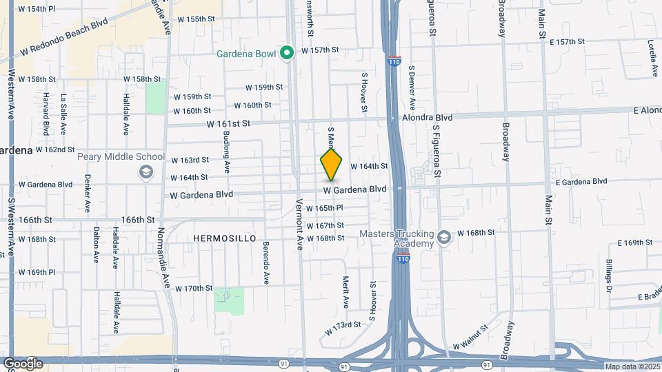 801 W Gardena Blvd Map and Location Details