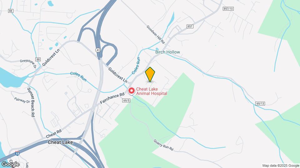 105 Twin Knobs Dr Map and Location Details