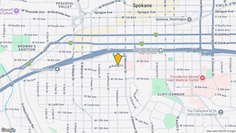 519 S Madison St Map and Location Details