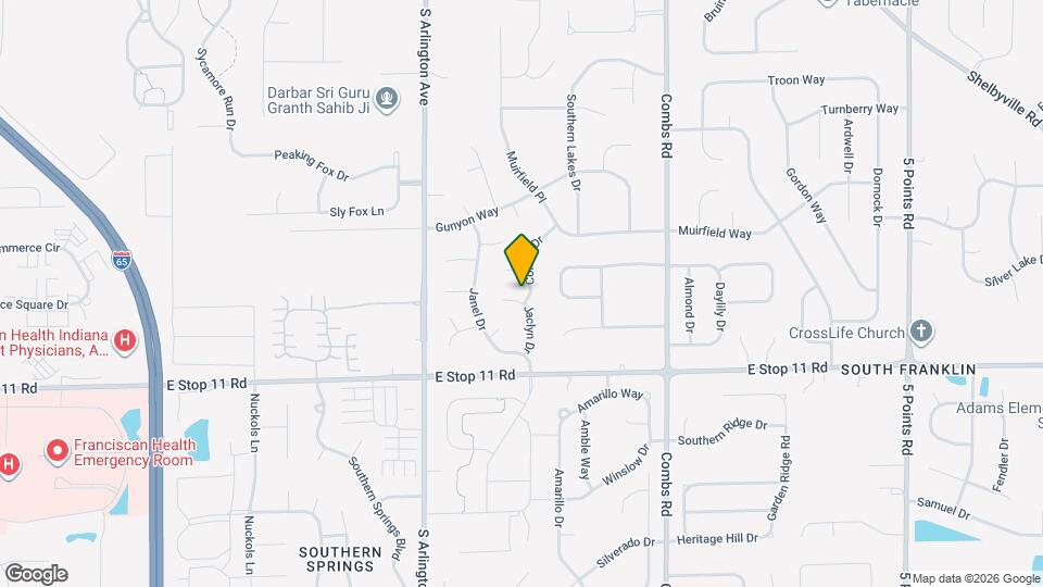 7825 Jaclyn Dr Mapa y Detalles de la Ubicación