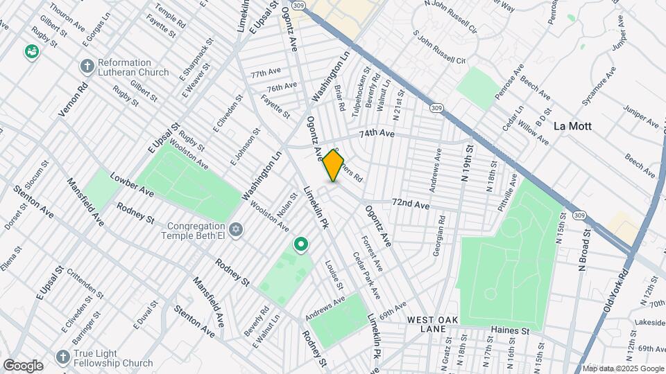 7359 Ogontz Ave Mapa y Detalles de la Ubicación