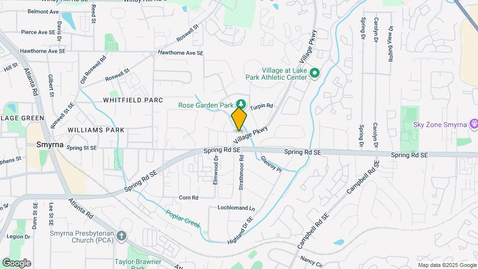 1925 Shenandoah Valley Ln SE Map and Location Details