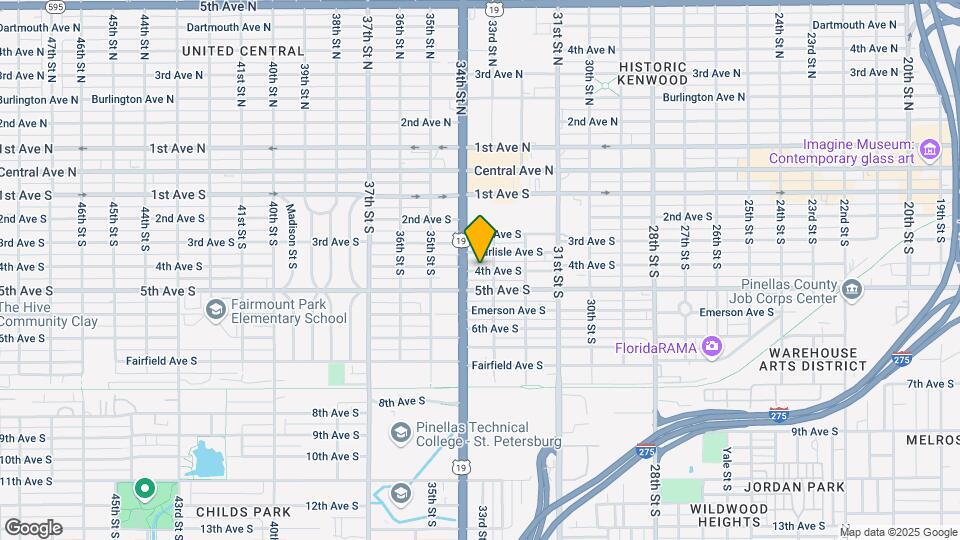 3335 4th Ave S Map and Location Details