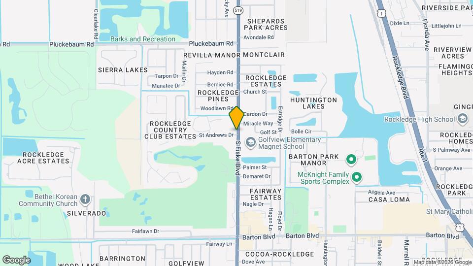 Rockledge Villa Apartments Map and Location Details