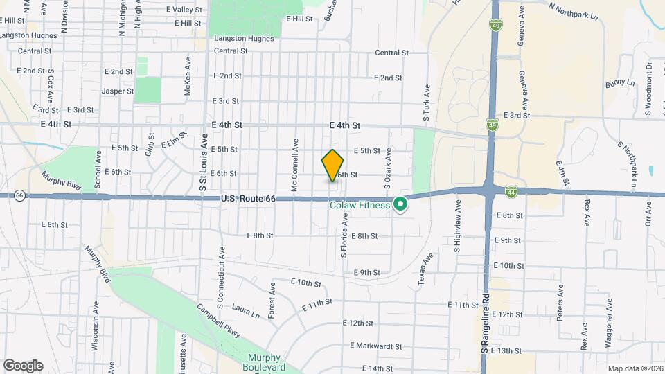613 S Brownell Ave Map and Location Details