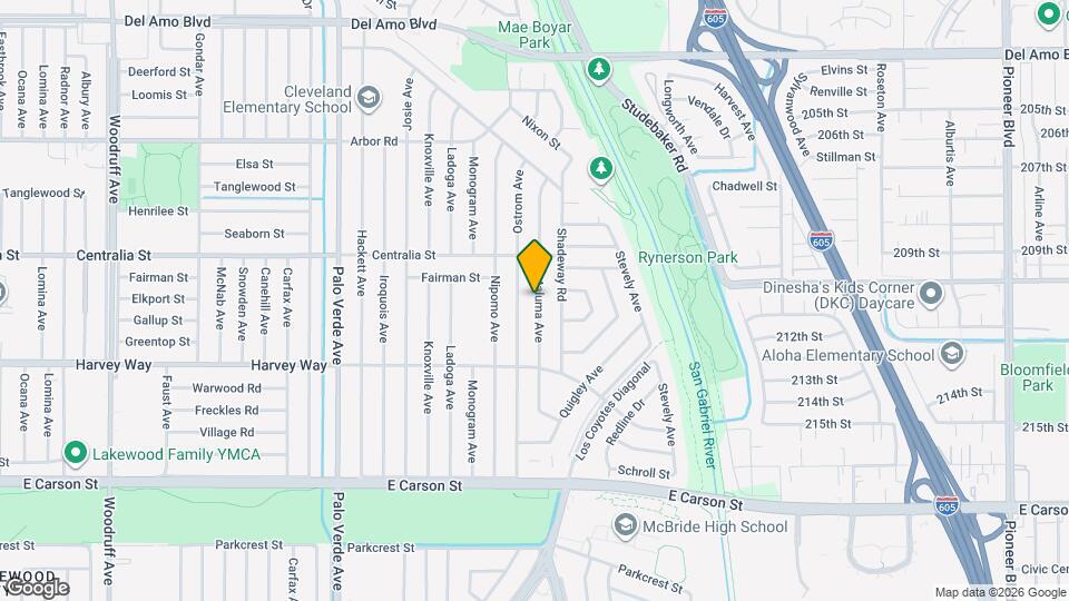 4415 Petaluma Ave Map and Location Details