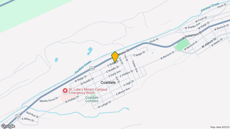 116 E Ridge St Mapa y Detalles de la Ubicación