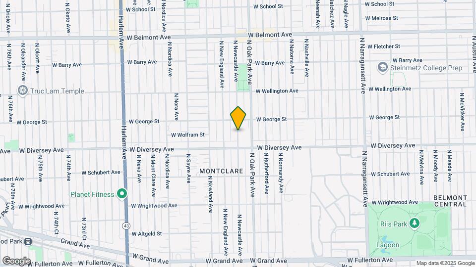 2835 N Newcastle Ave-Unit -#2 Map and Location Details