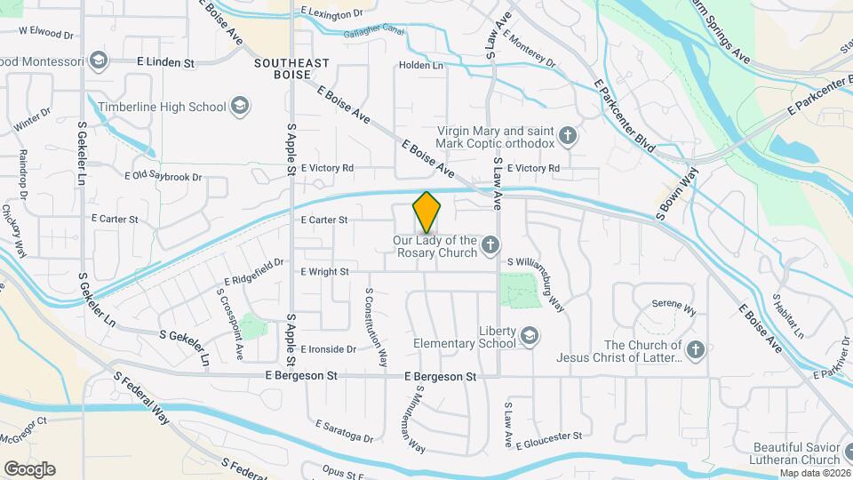1317 E Greensboro St Map and Location Details