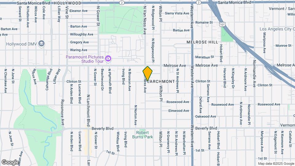 540 Van Ness Ave Map and Location Details