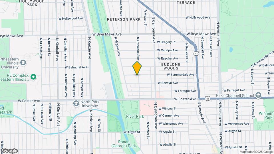 5316 N Francisco Ave Mapa y Detalles de la Ubicación
