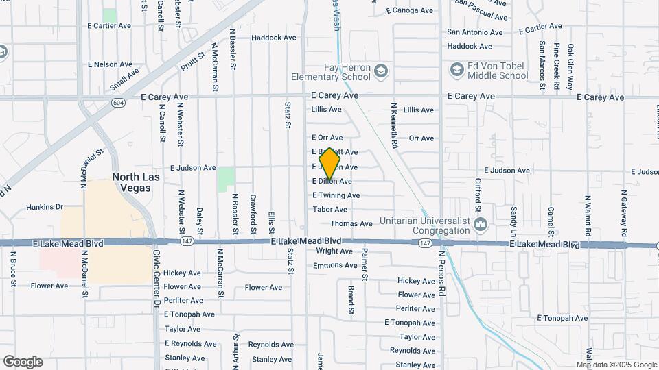 3115 E Dillon Ave Map and Location Details
