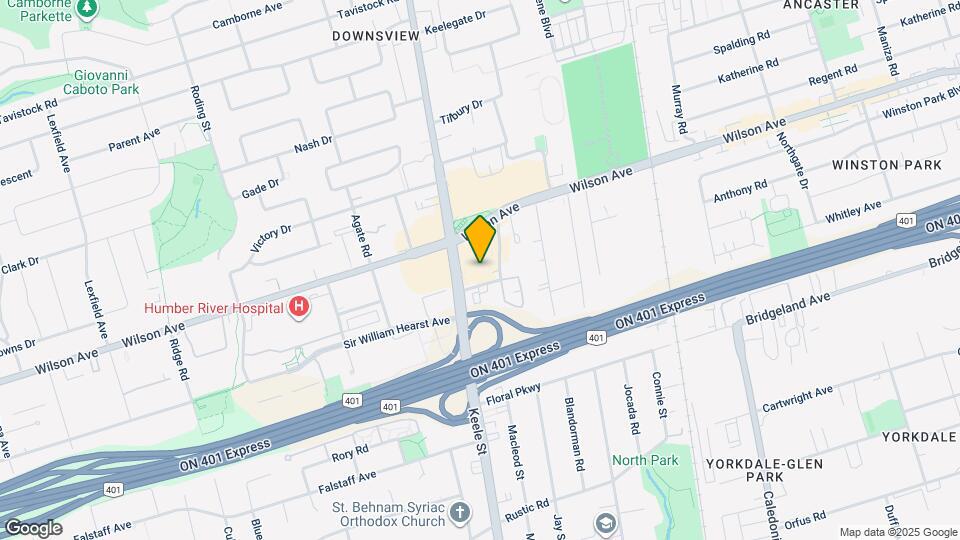 2737 Keele St Map and Location Details
