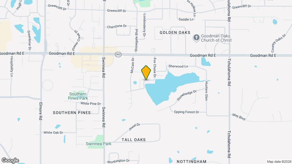 1327 Fox Chase Dr Map and Location Details