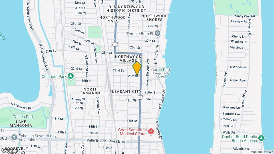 412 21st St Map and Location Details
