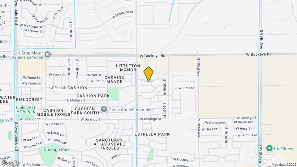 10618 W Pima St Map and Location Details