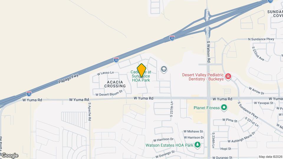 23948 W Hadley St Mapa y Detalles de la Ubicación