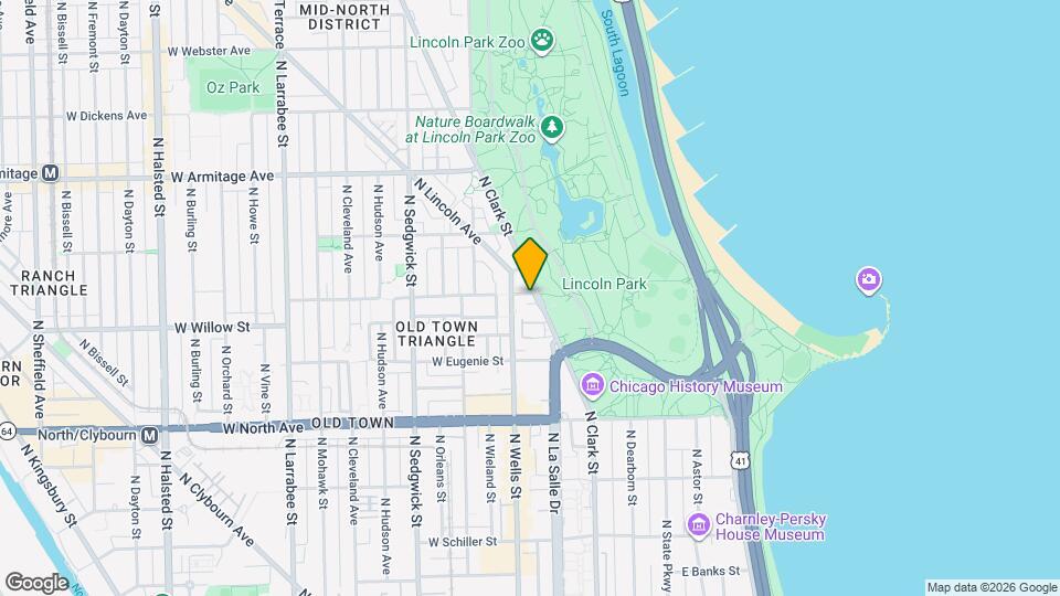 1764 N Clark St, Unit 2 Mapa y Detalles de la Ubicación