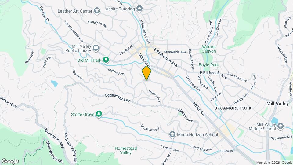 215 Molino Ave Map and Location Details