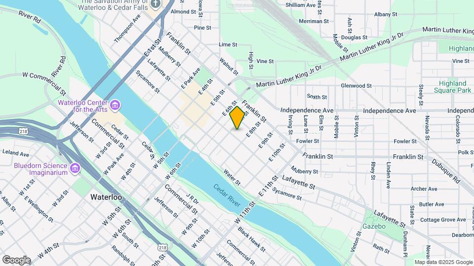 911 Lafayette St, Unit 913.5 Mapa y Detalles de la Ubicación