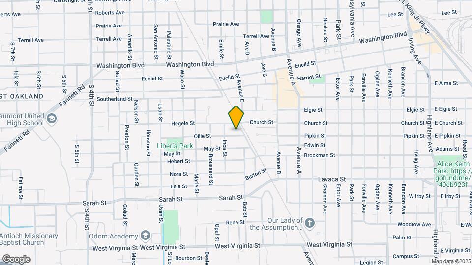 1840 Ollie St Mapa y Detalles de la Ubicación