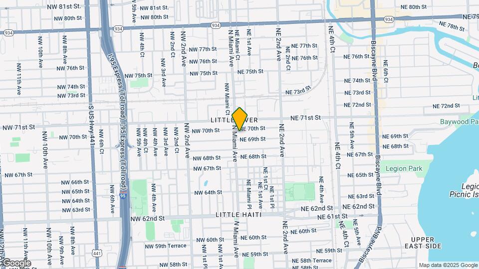 25 NE 69th St Mapa y Detalles de la Ubicación