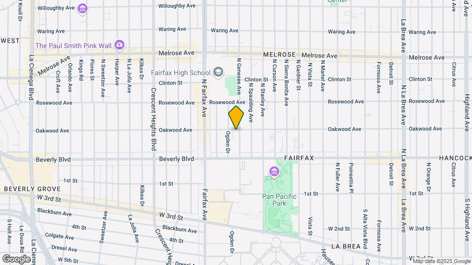 367 N Genesee Ave Map and Location Details
