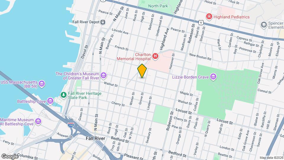 550 Maple St Mapa y Detalles de la Ubicación