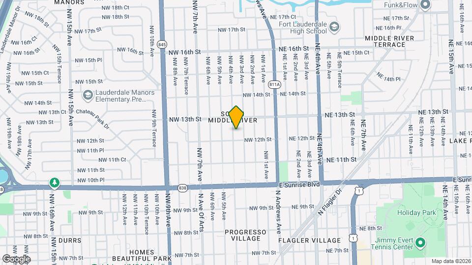 1214 NW 4th Ave Mapa y Detalles de la Ubicación