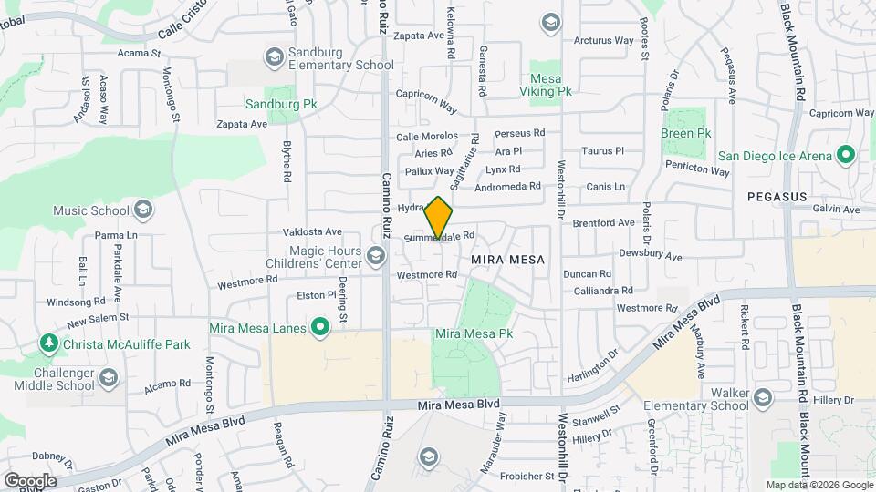 8503 Summerdale Rd, Unit Condo Mapa y Detalles de la Ubicación