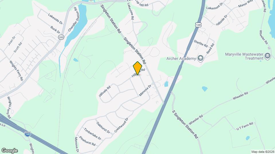 4527 Terrace View Rd Map and Location Details