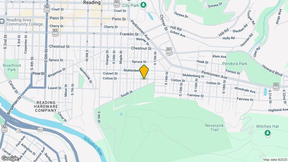 1222 Cotton St Map and Location Details