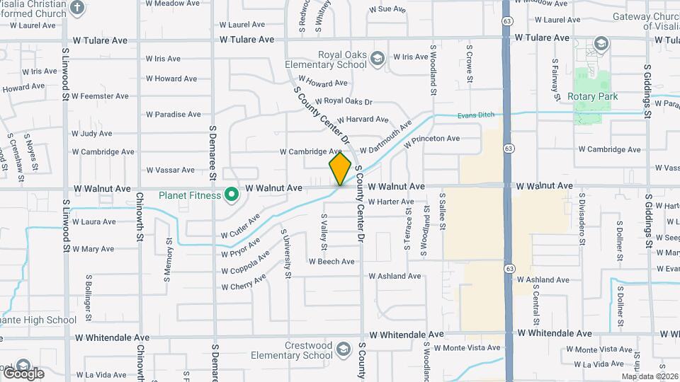 3007 W Walnut Ave Map and Location Details