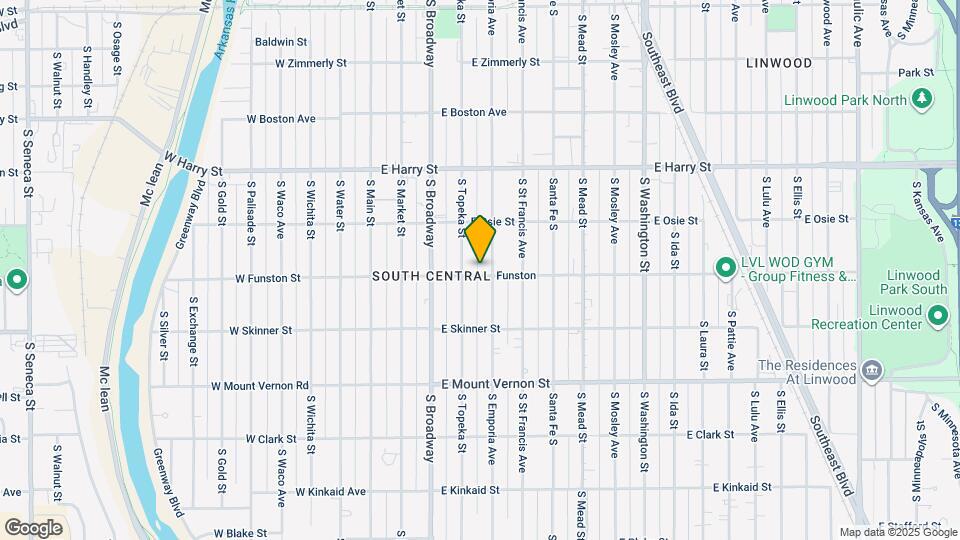 422 E Funston St Map and Location Details