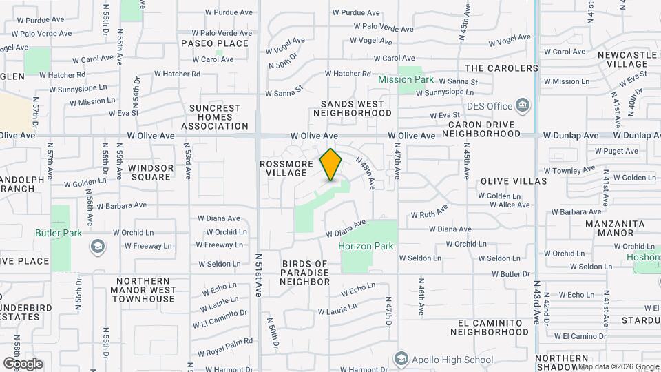 4903 W Golden Ln Map and Location Details