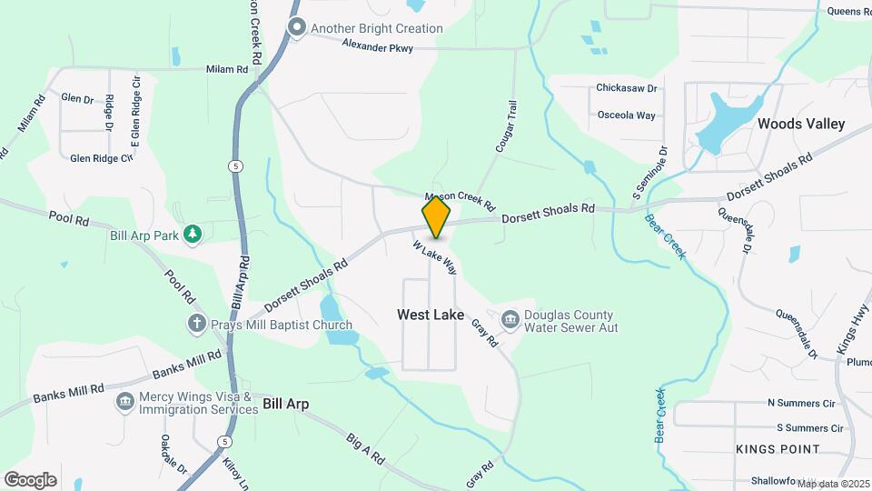 4839 W Lake Way Map and Location Details