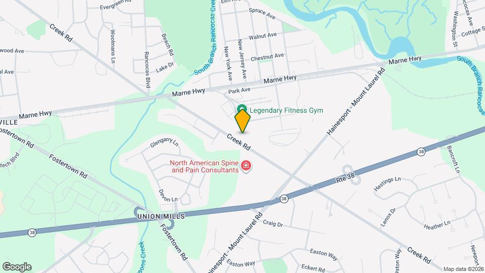 2709 Creek Rd Map and Location Details