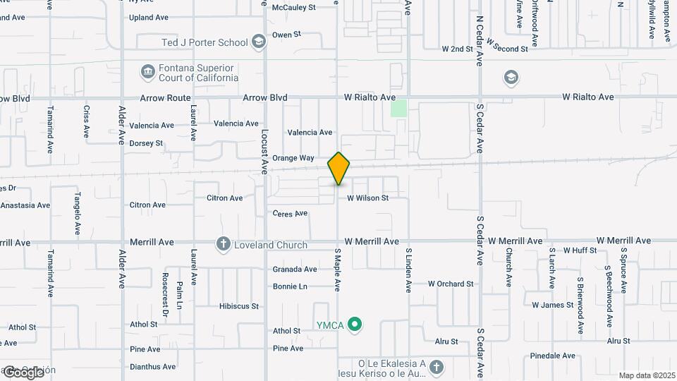 363 S Maple Ave Map and Location Details