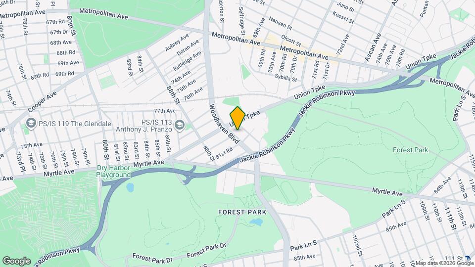 80-25 Woodhaven Blvd Map and Location Details