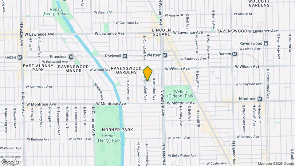4507 N Campbell Ave Map and Location Details