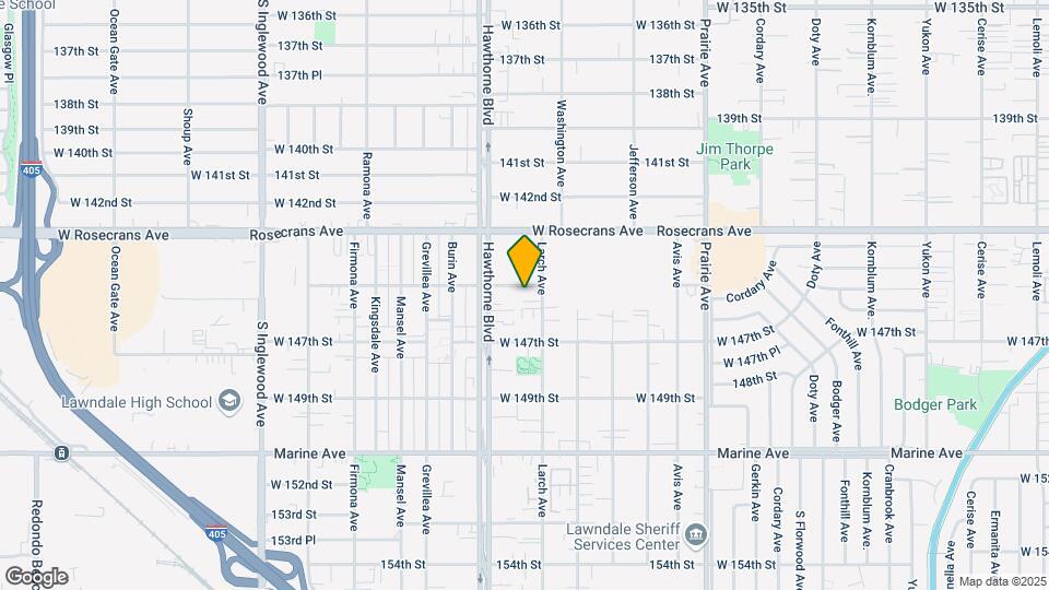 4318 W 145th St Map and Location Details