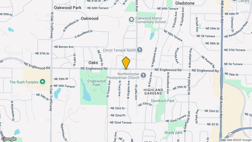 1325 NE Englewood Rd Map and Location Details