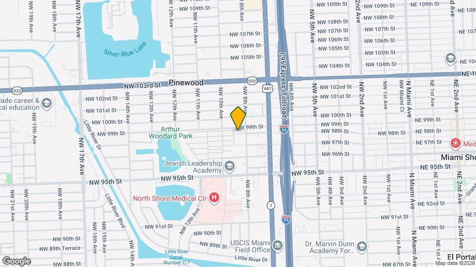 838 NW 98th St Mapa y Detalles de la Ubicación