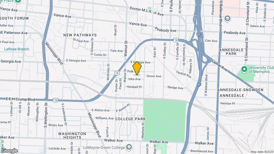 852 Ioka Ave Map and Location Details