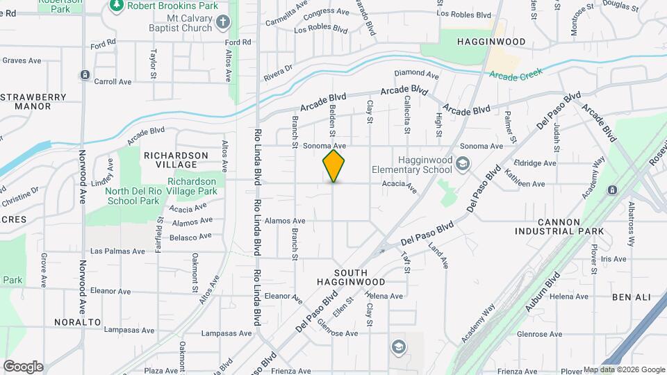 2958 Belden St Mapa y Detalles de la Ubicación
