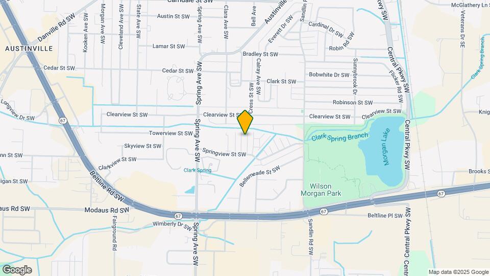 2412 Harpeth Pl SW Map and Location Details