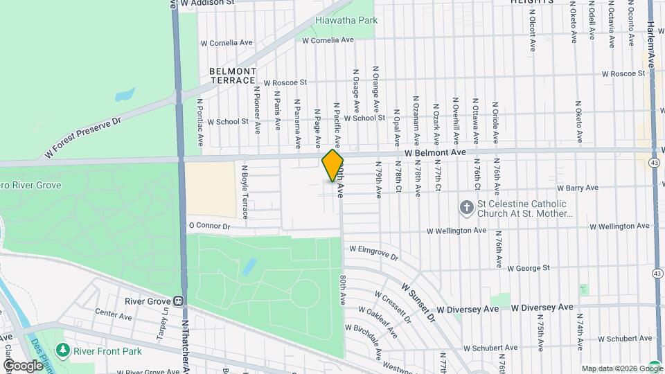 3106 Cottonwood Ln Map and Location Details