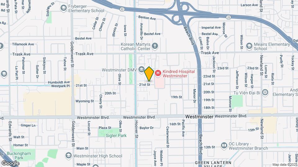 7591 21st St Map and Location Details