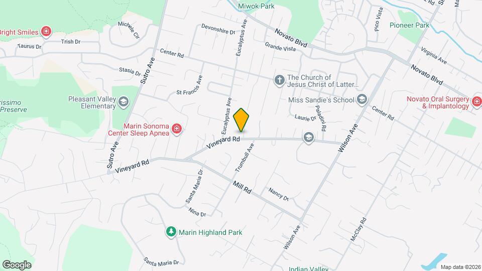 2150 Vineyard Rd Map and Location Details